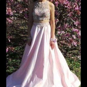 Pale pink formal dress